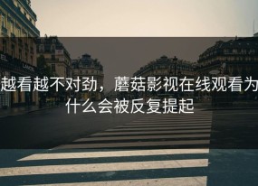 越看越不对劲，蘑菇影视在线观看为什么会被反复提起