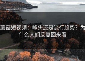 蘑菇短视频：噱头还是流行趋势？为什么人们反复回来看